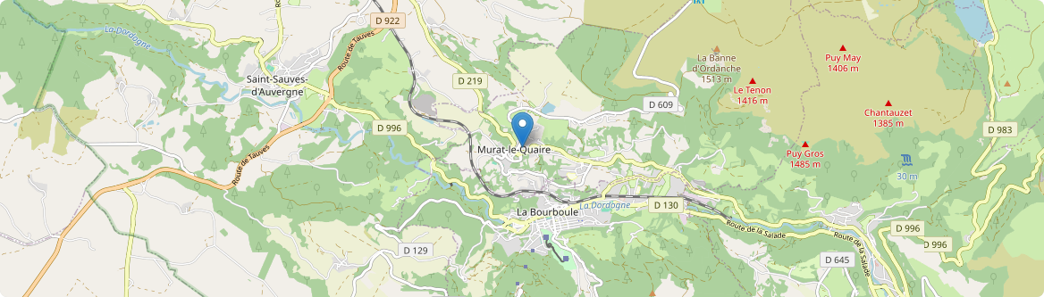 Murat-le-Quaire - Carte