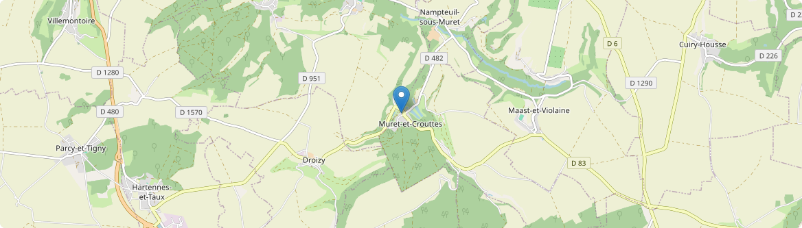 Muret-et-Crouttes - Carte