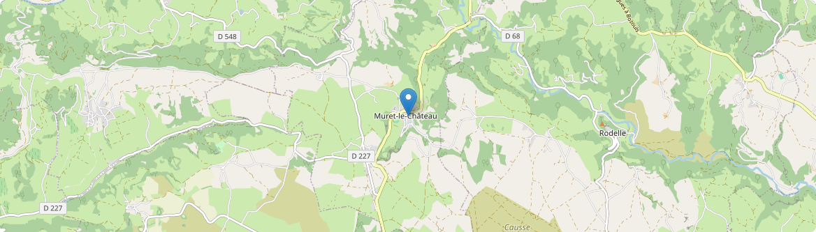 Muret-le-Château - Carte