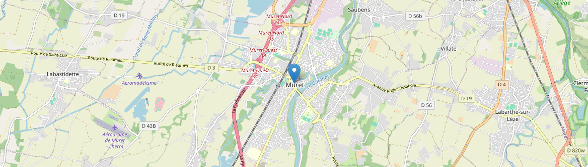 Muret - Carte