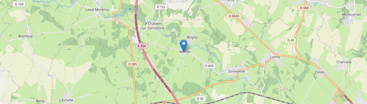 Murtin-et-Bogny - Carte