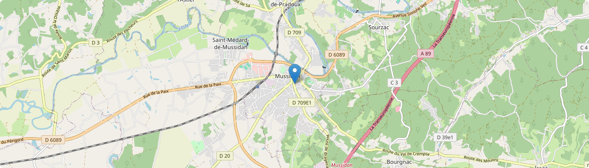 Mussidan - Carte