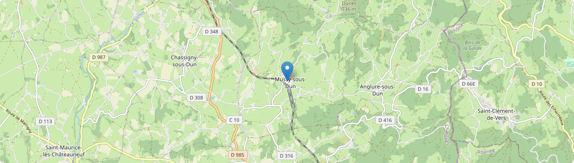 Mussy-sous-Dun - Carte