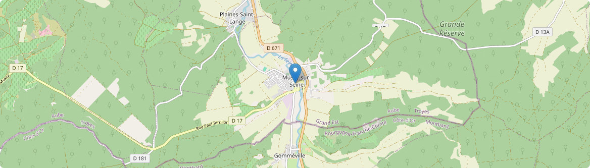 Mussy-sur-Seine - Carte
