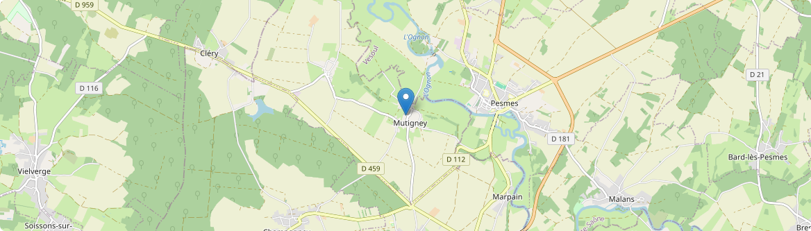 Mutigney - Carte