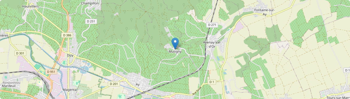 Mutigny - Carte