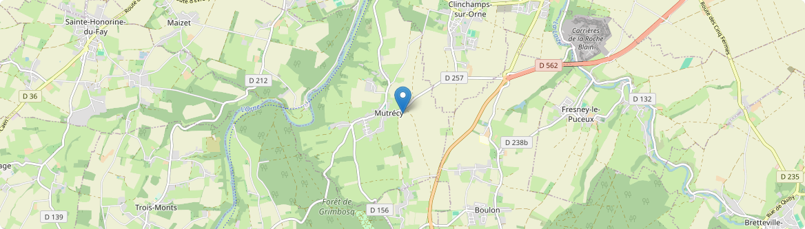 Mutrécy - Carte