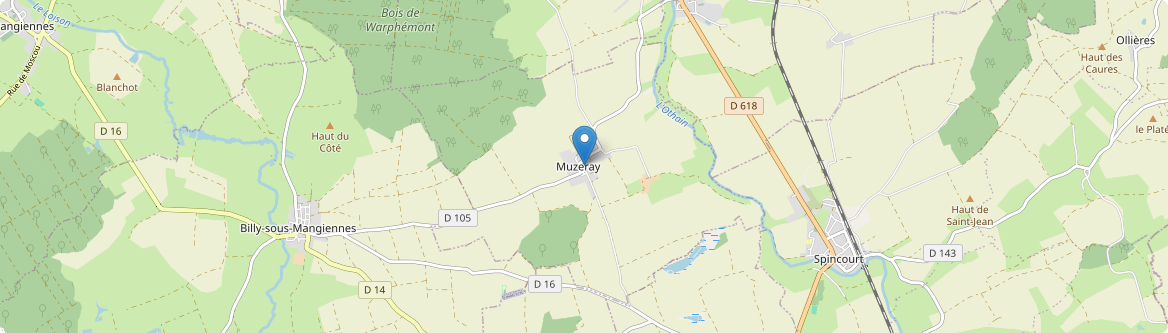 Muzeray - Carte