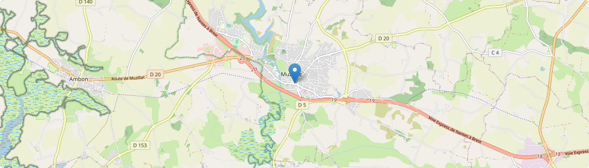 Muzillac - Carte
