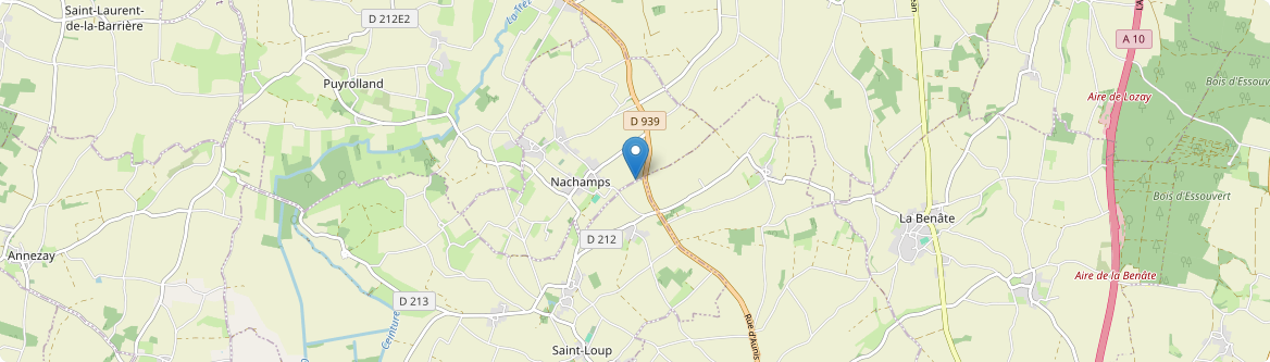 Nachamps - Carte
