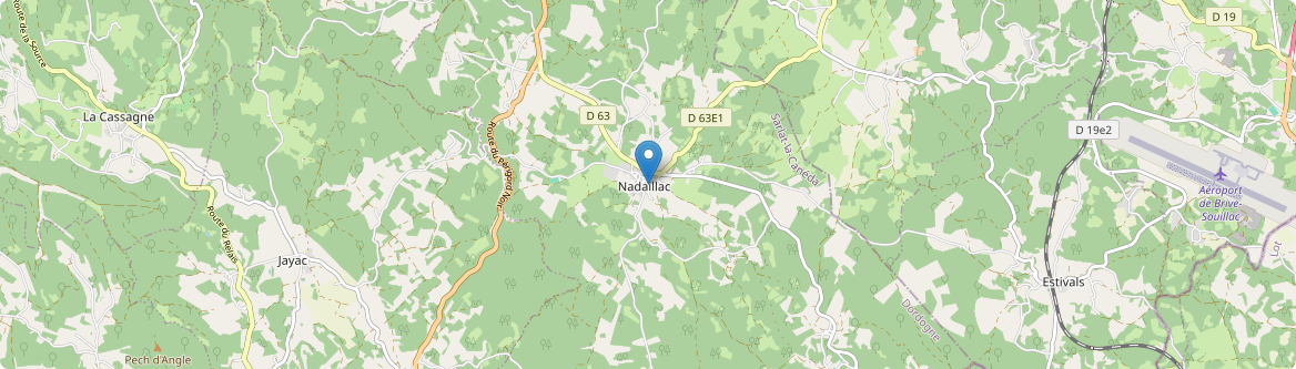 Nadaillac - Carte