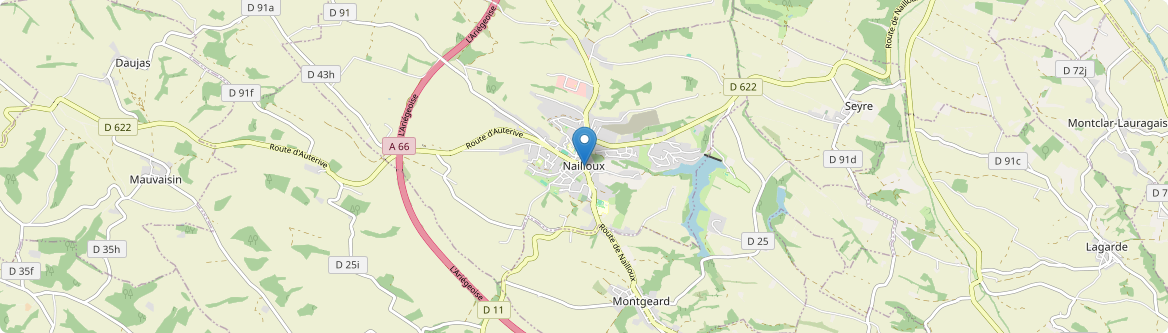 Nailloux - Carte