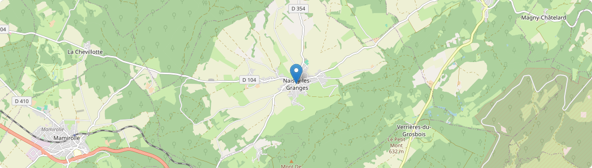 Naisey-les-Granges - Carte