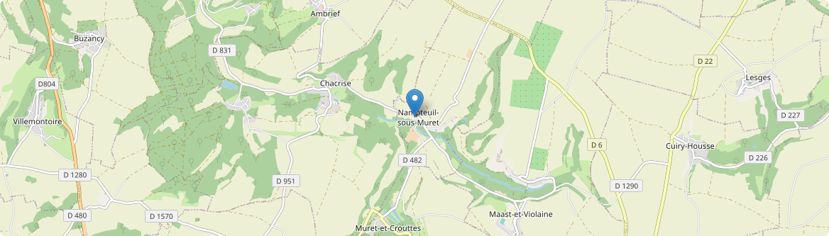 Nampteuil-sous-Muret - Carte