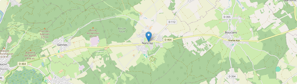 Nancray - Carte