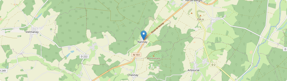 Nannay - Carte