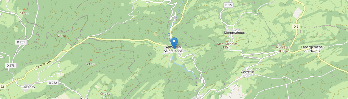 Nans-sous-Sainte-Anne - Carte