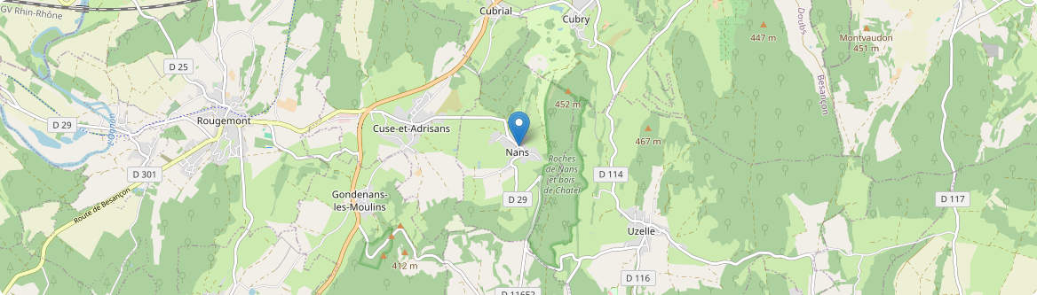 Nans - Carte