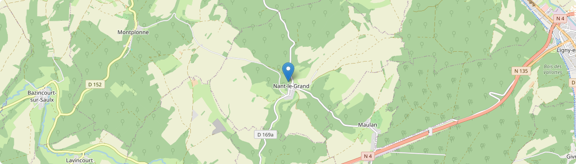 Nant-le-Grand - Carte