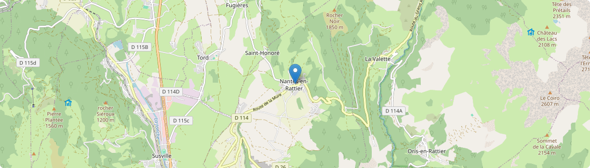 Nantes-en-Ratier - Carte