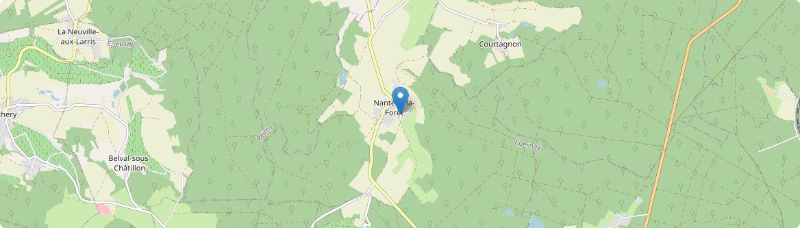 Nanteuil-la-Forêt - Carte