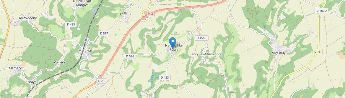 Nanteuil-la-Fosse - Carte