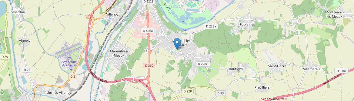 Nanteuil-lès-Meaux - Carte
