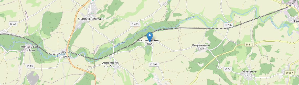 Nanteuil-Notre-Dame - Carte