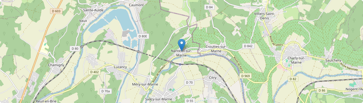Nanteuil-sur-Marne - Carte