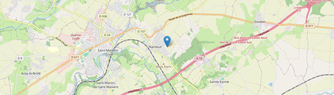 Nanteuil - Carte