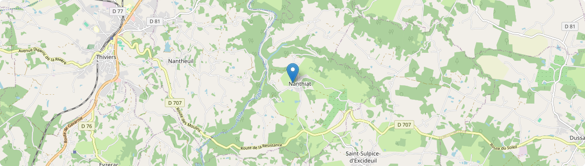 Nanthiat - Carte