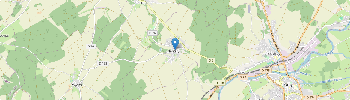Nantilly - Carte