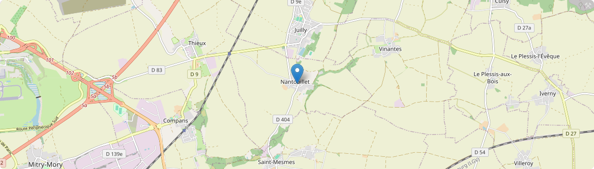 Nantouillet - Carte