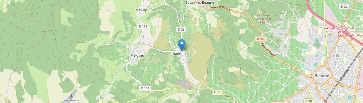 Nantoux - Carte