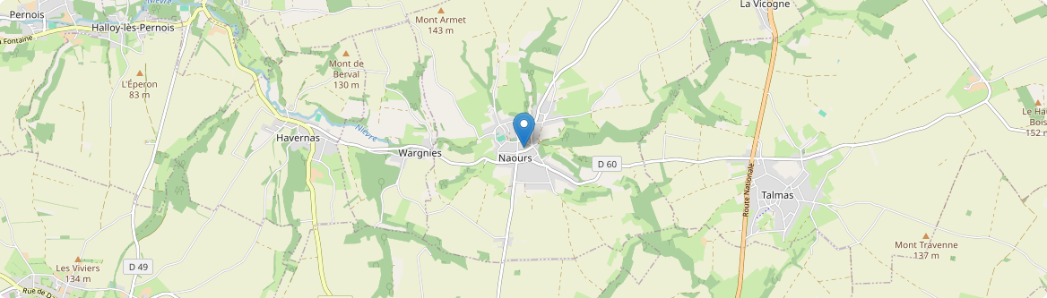 Naours - Carte