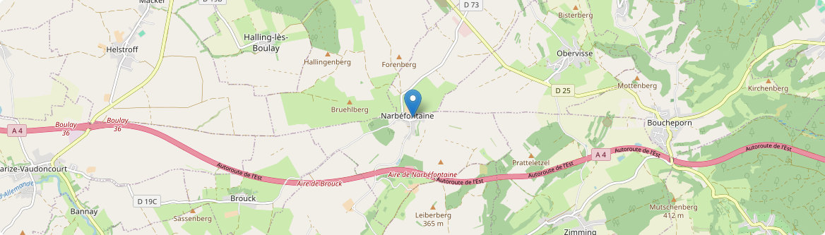 Narbéfontaine - Carte
