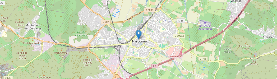 Narbonne - Carte