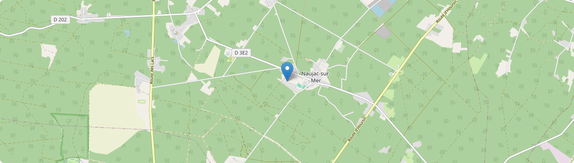 Naujac-sur-Mer - Carte