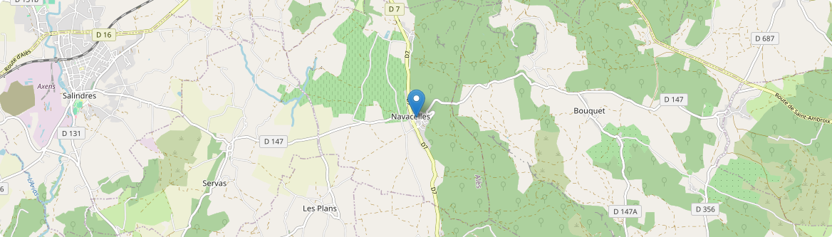 Navacelles - Carte