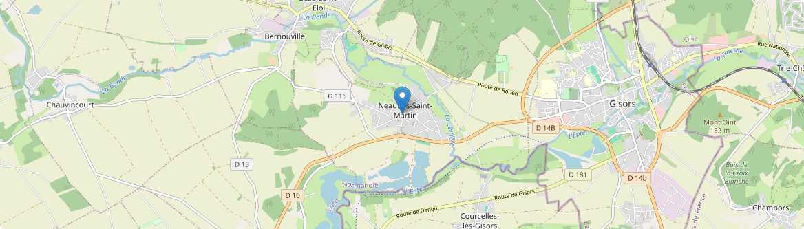 Neaufles-Saint-Martin - Carte