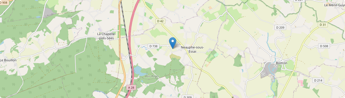 Neauphe-sous-Essai - Carte