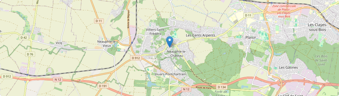 Neauphle-le-Château - Carte