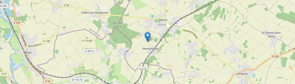 Neauphlette - Carte