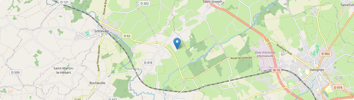 Négreville - Carte