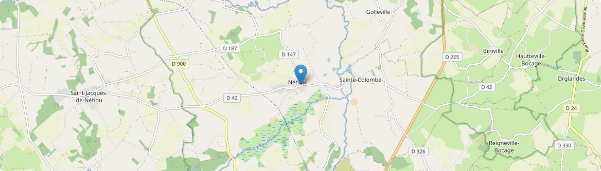 Néhou - Carte