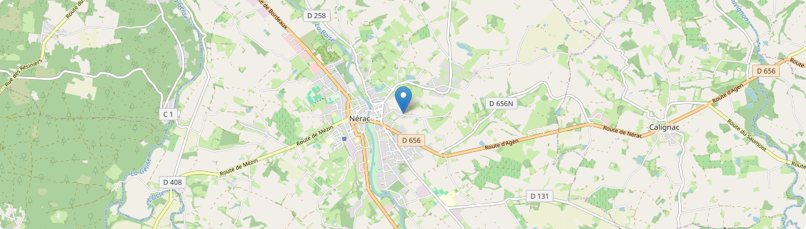 Nérac - Carte