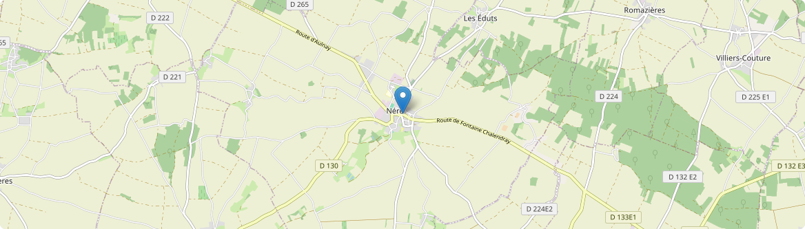 Néré - Carte