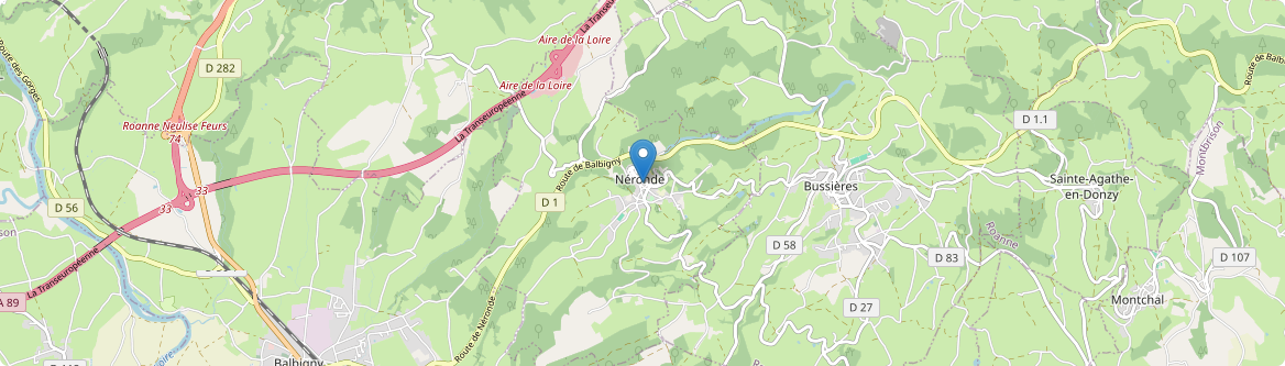 Néronde - Carte