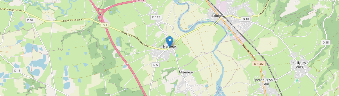 Nervieux - Carte