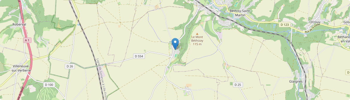 Néry - Carte